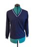 PETER MILLAR Stripes Blue Pullover Sweater Size M - photo 1