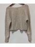 Sézane 100% Alpaca Marled Tan Casual Sweaters Size S - photo 4