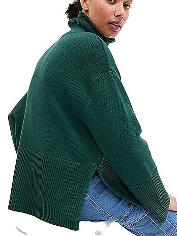 Gap 24/7 Split Hem Turtleneck Sweater (view 2)