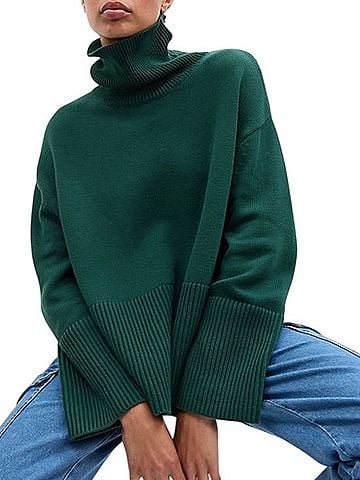Gap 24/7 Split Hem Turtleneck Sweater (view 1)