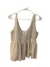Route 66 Floral White Sleeveless Blouse Size L - photo 2