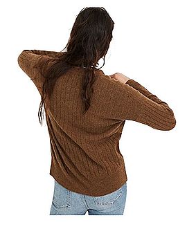 Madewell Bowden Henley Wool Sweater (view 2)
