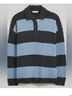 Madewell Stripes Blue Gray Wool Sweater Size M - photo 5