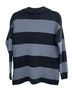Madewell Stripes Blue Gray Wool Sweater Size M - photo 2