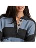 Madewell Stripes Blue Gray Wool Sweater Size M - photo 6