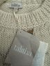 Talitha 100% Baby Alpaca Fair Isle Tan Brown White Gray Pullover Sweater Size XS - photo 3