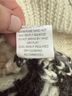 Talitha 100% Baby Alpaca Fair Isle Tan Brown White Gray Pullover Sweater Size XS - photo 8