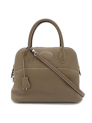 Hermès HERMES Bolide 31 Handbag/Shoulder Bag, Taurillon Clemence Leather, Etoupe/Greige, X Stamp (view 2)