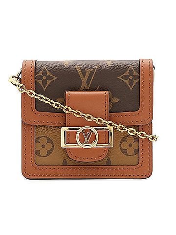 Louis Vuitton LOUIS VUITTON Louis Vuitton Monogram Reverse Bum Bag Dauphine BB Body Belt Shoulder M68621 (view 1)