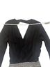 Papaya 100% Polyester Print Black White Romper Size S - photo 2