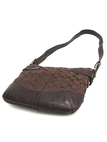 Coach Coach Signature Crossbody Bag 17088 Women's Canvas,Leather Shoulder Bag Brown (view 2)