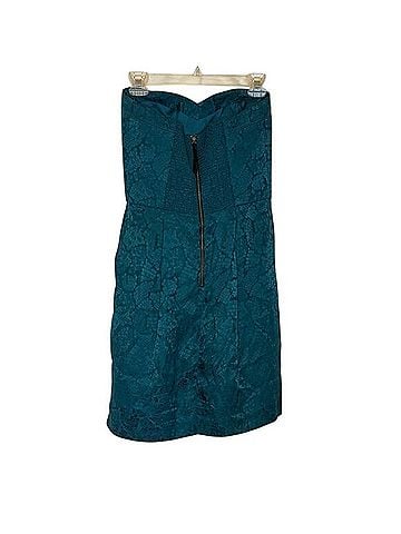 Rebecca Taylor Silk Strapless Cocktail Dress Cocktail Dress (view 2)