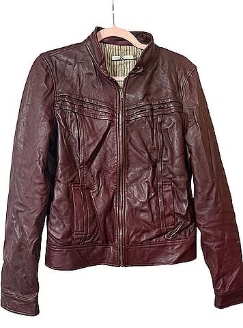 Mike & Chris Vintage Y2K Leather Jacket (view 1)