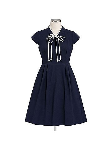 J.Crew J.Crew 365
Crepe Tie-Neck Dress Casual Dress (view 1)
