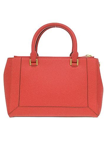 MCM MCM 2-Way Logo Leather Red Handbag (1237MCM) (view 2)
