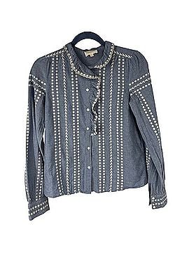 Sézane Chlo Blouse Long Sleeve Button-Down Shirt (view 1)