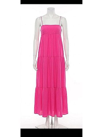 Show Me Your Mumu Long Weekend Maxi Dress in Pebble Pink (view 1)