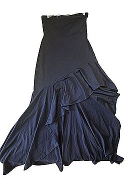 Susana Monaco Strapless Asymmetrical Ruffle Dress Cocktail Dress (view 2)