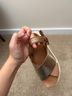 GEOX Brown Gold Sandals Size 8 - photo 6