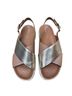 GEOX Brown Gold Sandals Size 8 - photo 1
