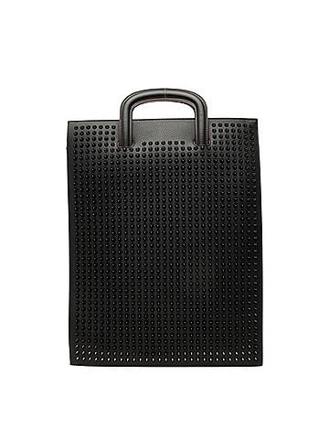 Christian Louboutin Christian Louboutin Trick Track Handbag, Black and Red Leather, Women's. (view 1)