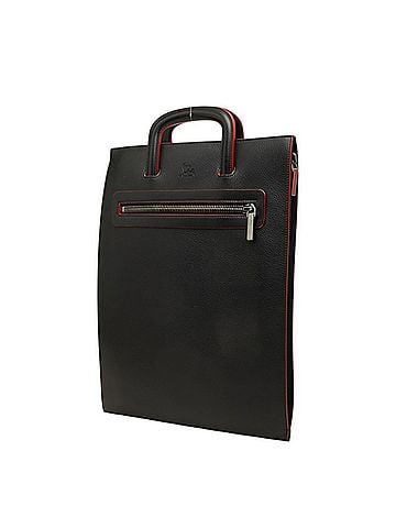 Christian Louboutin Christian Louboutin Trick Track Handbag, Black and Red Leather, Women's. (view 2)