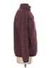 L.L.Bean 100% Polyester Houndstooth Burgundy L.L.Bean Pullover Sweater Size S - photo 3