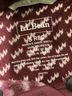 L.L.Bean 100% Polyester Houndstooth Burgundy L.L.Bean Pullover Sweater Size S - photo 5