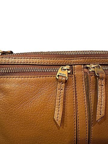 Fossil Leather Crossbody Bag (view 2)
