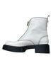 Coach 100% Leather White Boots Size 7 - photo 5