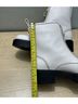 Coach 100% Leather White Boots Size 7 - photo 7