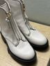 Coach 100% Leather White Boots Size 7 - photo 12
