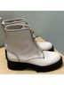 Coach 100% Leather White Boots Size 7 - photo 13
