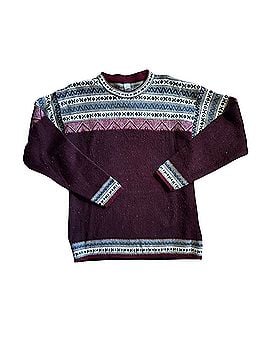 Hand Knit Ecuador Wool Pullover Sweater (view 1)