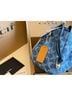 Coach Solid Blue Leather Bucket Bag One size - photo 5