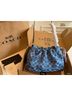Coach Solid Blue Leather Bucket Bag One size - photo 7