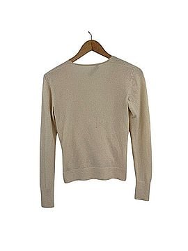 Everlane Cashmere Faux Wrap V-Neck Knit Sweater Cashmere Pullover Sweater (view 2)