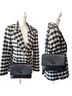 Tory Burch Kira Convertible Chevron Quilted Leather Black Powder Coated Gold Hardware Leather Shoulder Bag - photo 3