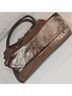 FURLA 100% Leather Brown Silver Shoulder Bag One size - photo 9
