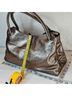 FURLA 100% Leather Brown Silver Shoulder Bag One size - photo 3