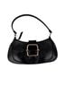 Mighty Fine Black Leather Clutch One size - photo 1