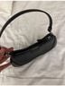 Mighty Fine Black Leather Clutch One size - photo 5