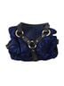 Ike Behar Animal Print Blue Black Leather Hobo One size - photo 1