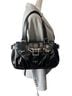 Longchamp Idole Black Leather Shoulder Bag Baguette Vintage Y2K Silver Buckle Leather Hobo - photo 5