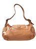 Longchamp Idole Light Tan Leather Pleated Vintage Y2K Silver Buckle Made in France Leather Hobo - photo 2