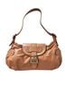 Longchamp Idole Light Tan Leather Pleated Vintage Y2K Silver Buckle Made in France Leather Hobo - photo 1