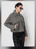 Cider WOOL-LOOK COLLAR ZIP THROUGH OVERSIZED CHIC JACKET Jacket - photo 3