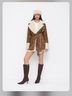 Cider CORDUROY FAUX FUR TRIM DITSY FLORAL BUTTON JACKET Jacket - photo 4