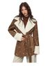 Cider CORDUROY FAUX FUR TRIM DITSY FLORAL BUTTON JACKET Jacket - photo 2