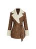 Cider CORDUROY FAUX FUR TRIM DITSY FLORAL BUTTON JACKET Jacket - photo 1